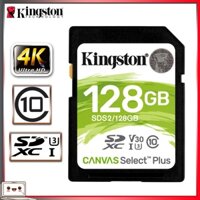 Thẻ nhớ KINGSTON SD 128GB 10 cho máy ảnh Canon Nikon Sony