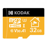 Thẻ nhớ Kodak MicroSD KI330 32GB UHS-I U3 V30 A1 (Chuyên dụng cho camera trong nhà)