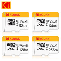 Thẻ nhớ KODAK MicroSD Thẻ nhớ màu đỏ Class10 32GB 64GB 128GB 256GB U3 4K Bộ nhớ Flash tốc độ cao Thẻ Flash TF cho điện thoại