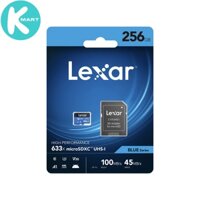 Thẻ Nhớ Lexar MICRO 633X Tốc Độ 100mb/s Class 10 256GB/512GB - Hàng Chính Hãng