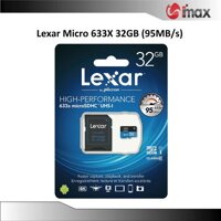 Thẻ nhớ Lexar Micro SDHC 633X 32GB (95MB/s)