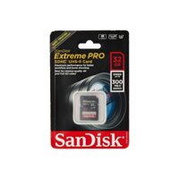 Thẻ nhớ máy ảnh 2000X SDHC SanDisk Extreme Pro 32GB U3 V90 UHS-II đọc 300MB/s ghi 260MB/s (đen)
