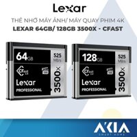 Thẻ nhớ máy ảnh/ máy quay phim 64GB/ 128GB Lexar 3500x 2.0 CFast, chất lượng video 4K, tốc độ đọc 525MB/s