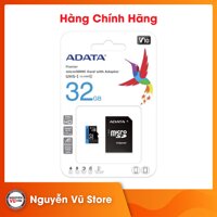 THẺ NHỚ MICRO ADATA 32GB UHS-I CLASS10 - Hàng Chính Hãng