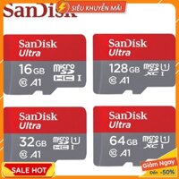 Thẻ nhớ Micro Sandisk 64GB /32Gb/16GB/8GB/4G - tốc độ cao chuyện dụng cho Camera, Smartphone, loa đài