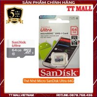 Thẻ Nhớ Micro SanDisk Ultra 64GB