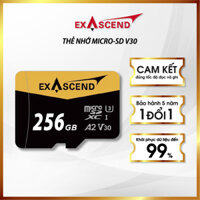 Thẻ nhớ micro sd 256 gb, Thương hiệu Exascend Catalyst V30, Bảo hành 5 năm 1 đổi 1