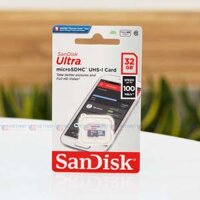 Thẻ nhớ Micro SD 32GB Sandisk Ultra Class 10 UHS-I 100Mb/s chuyên dùng ghi hình cho camera IP