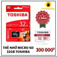 Thẻ nhớ micro SD 32GB Toshiba