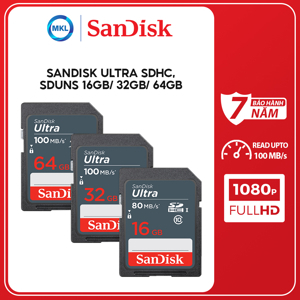 Thẻ nhớ Micro SD 64GB Sandisk C10 80Mb/s