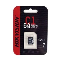 Thẻ nhớ Micro SD 64GB HIKVISION HS-TF-C1(STD)/64G | Hàng chính hãng