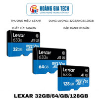 Thẻ nhớ Micro SD Lexar 32GB / 64GB / 128GB 633X