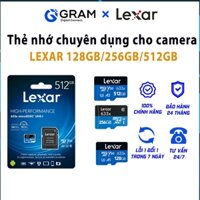 Thẻ nhớ MICRO SD LEXAR 128GB/256GB/512GB Chuyên dụng cho CAMERA WIFI