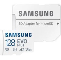 Thẻ Nhớ Micro SD Samsung Evo Plus 128GB U3 Class 10 - 100MBs Kèm Adapter - Hàng Chính Hãng