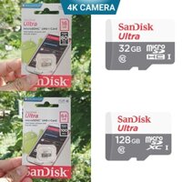 Thẻ nhớ Micro SD Sandisk Ultra 16G/32G/64G/128G cho máy ảnh máy quay camra an ninh hành trình