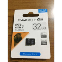 Thẻ Nhớ Micro SD Team 32G Class 10 Chính Hãng Box