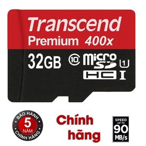 Thẻ nhớ Micro SD Transcend 32Gb Class 10
