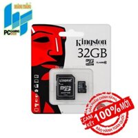 Thẻ nhớ Micro SDHC Kingston 32GB (Class 10) chính hãng