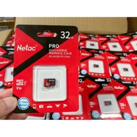 Thẻ nhớ Micro SDHC Netac 32GB với dung lượng lưu trữ 32GB