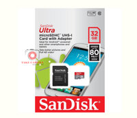 Thẻ Nhớ Micro SDHC SanDisk Ultra 32GB 80MB/s 533x