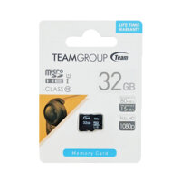 Thẻ Nhớ Micro SDHC Team 32GB 500x Class 10 U1-80MBs Đen - Hàng Chính Hãng