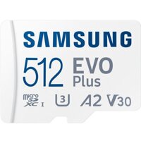 Thẻ Nhớ Micro SDXC Samsung Evo Plus U3 A2 V30 130MBs New model - Hàng Nhập Khẩu - 512GB