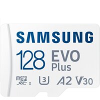 Thẻ Nhớ Micro SDXC Samsung Evo Plus U3 A2 V30 130MBs New model - Hàng Nhập Khẩu - 128GB