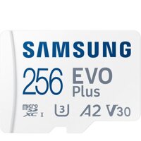 Thẻ Nhớ Micro SDXC Samsung Evo Plus U3 A2 V30 130MBs New model - Hàng Nhập Khẩu - 256GB