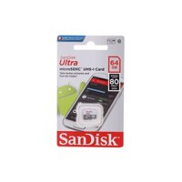 Thẻ nhớ Micro SDXC Sandisk 64GB Ultra C10 80MB/S