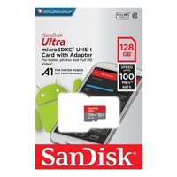 Thẻ nhớ micro SDXC Sandisk 128GB upto 100MB/s 533X Ultra UHS-I