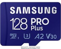Thẻ nhớ MicroSD 128GB Samsung PRO Plus 160/120 MB/s (Bản mới nhất), Hàng chính hãng