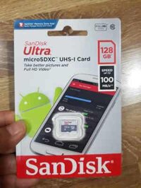 Thẻ nhớ MicroSD 128GB SanDisk Ultra Class 10 100MB – Hàng chính hãng FPT phân phối