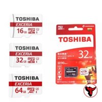 Thẻ nhớ MicroSD 16GB/32GB/64GB 90MB/S Class 10 Toshiba chính hãng, Box đỏ 90mb/s