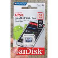 Thẻ nhớ MicroSD 32G SANDISK ULTRA Box Class10 100MB/s