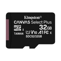 Thẻ nhớ microsd 32gb kingston canvas select 100r box class10 u1 100mbs chính hãng fpt mẫu mới 2022 PDC002