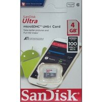 Thẻ nhớ MicroSD 4G SANDISK Box Class10 48MB/s Công ty