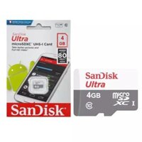 Thẻ nhớ MicroSD 4GB SANDISK (FULL BOX)