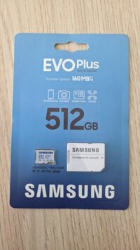 Thẻ nhớ MicroSD 512GB Samsung EVO Plus 2024 (Thẻ Trắng)