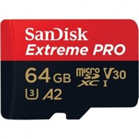 Thẻ nhớ MicroSD 64GB Sandisk Extreme Pro 200 MB/s