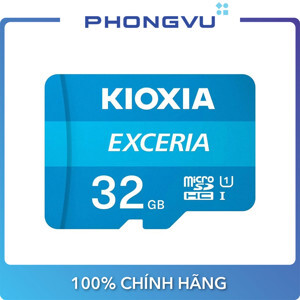 Thẻ nhớ microSD Kioxia 32GB Exceria C10 U1 LMEX1L032GG4