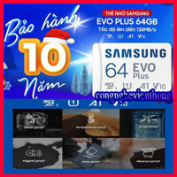 Thẻ nhớ MicroSD Samsung EVO Plus U3 64GB chính hãng