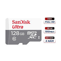 Thẻ Nhớ microSD SanDisk Ultra 128/64/32GB UHS-I - 100MB/s New  - Hàng chính hãng