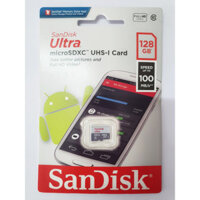 Thẻ Nhớ microSD SanDisk Ultra 128GB UHS-I - 100MBs New 2020 - Hàng Nhập Khẩu