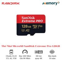 Thẻ Nhớ MicroSD SanDisk Extreme Pro 128GB