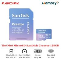 Thẻ nhớ MicroSD SanDisk Creator 128GB