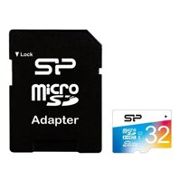 Thẻ nhớ MicroSD Silicon Power 32GB + SD Adapter