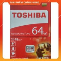 Thẻ nhớ MicroSD TOSHIBA 64GB Class 10 chính hãng