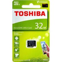 Thẻ Nhớ MicroSD ToShiBa M203 32gb Class 10 100mb/s Chính Hãng - 003297