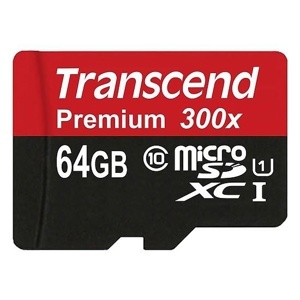 Thẻ nhớ MicroSD Transcend TS64GUSDU1 64GB Class 10 - Up To 60MBs