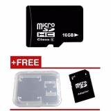 Thẻ nhớ MicroSDHC 16GB Class 6 (Đen) + Tặng kèm 01 hộp đựng thẻ và 01 adapter